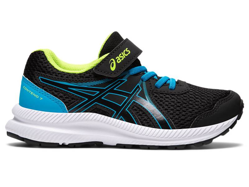 Sapatilhas Running Asics CONTEND 7 PS Criança Pretas, 5979A675.235